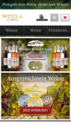 Screenshot von Wein.de